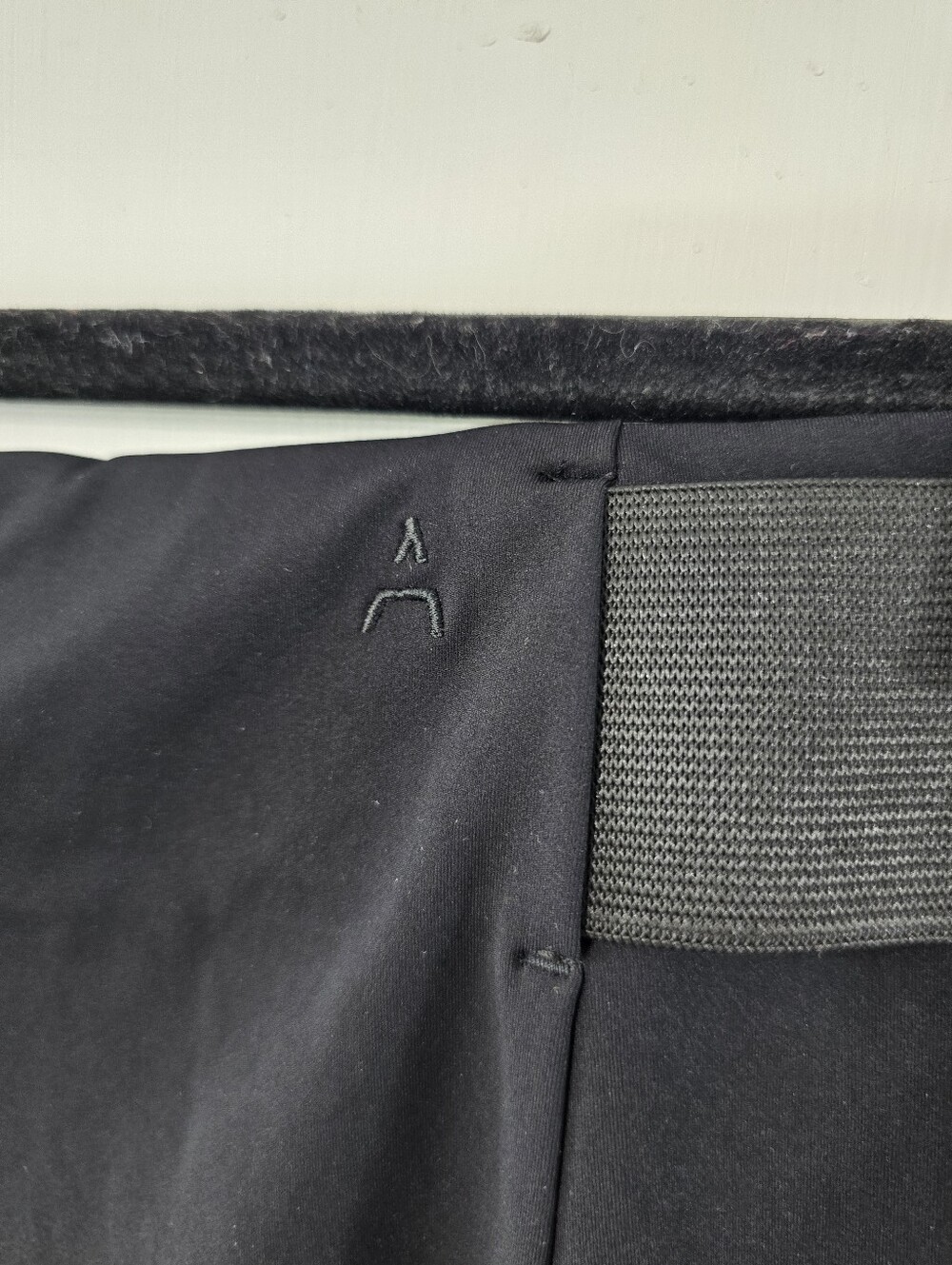 ADAY Turn It Up A Day Tapered Solid Black Techcore Tech Jersey Knit Trouser Pant - Picture 13 of 15